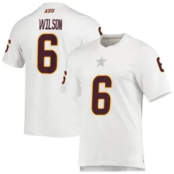 Men's Adrian Wilson Arizona State Sun Devils Adidas Replica White AEROREADY Football Jersey