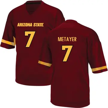 Men's Chamon Metayer Arizona State Sun Devils Adidas Replica Maroon Football College Jersey