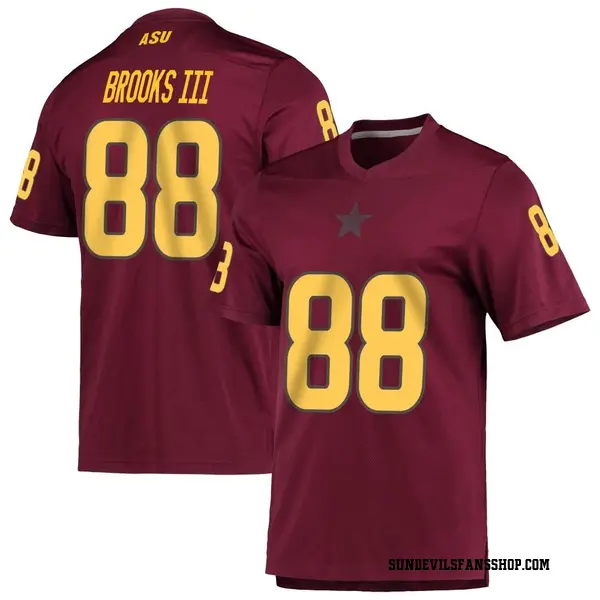 Men's Harold Brooks III Arizona State Sun Devils Adidas Replica Maroon AEROREADY Football Jersey