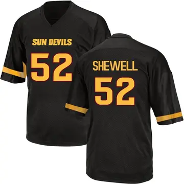 Men's Ian Shewell Arizona State Sun Devils Game Black Football College Jersey