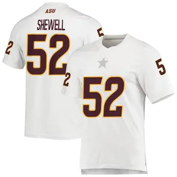 Men's Ian Shewell Arizona State Sun Devils Adidas Replica White AEROREADY Football Jersey