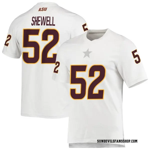 Men's Ian Shewell Arizona State Sun Devils Adidas Replica White AEROREADY Football Jersey