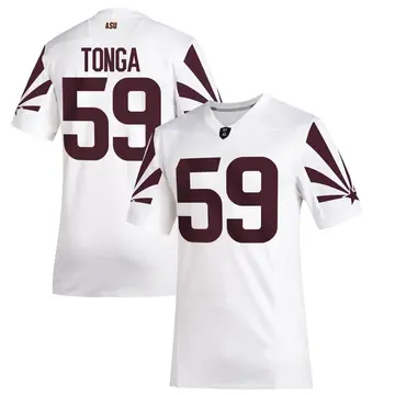 Men's Semisi Tonga Arizona State Sun Devils Adidas Game White Special Premier Football Jersey
