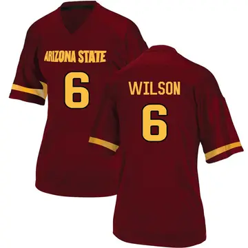 Women's Adrian Wilson Arizona State Sun Devils Adidas Game Maroon Football College Jersey