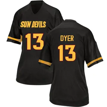Women's Cameron Dyer Arizona State Sun Devils Adidas Replica Black Football College Jersey