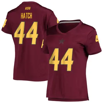 Women's Case Hatch Arizona State Sun Devils Adidas Replica Maroon AEROREADY Football Jersey