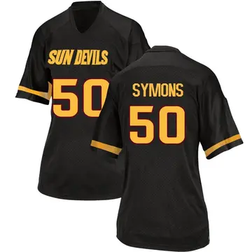 Women's Chance Symons Arizona State Sun Devils Adidas Game Black Football College Jersey