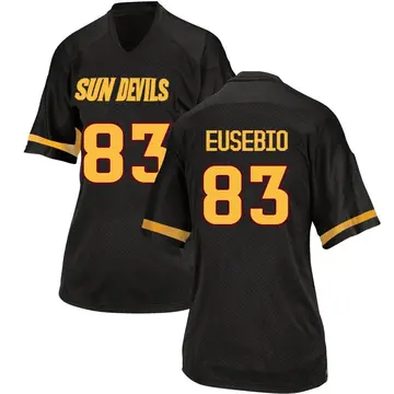 Women's Derek Eusebio Arizona State Sun Devils Adidas Game Black Football College Jersey