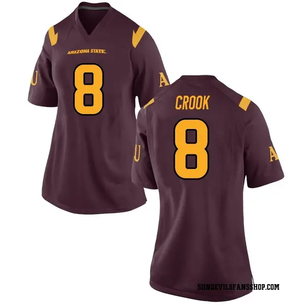 Women's Jordan Crook Arizona State Sun Devils Nike Replica Maroon Football College Jersey