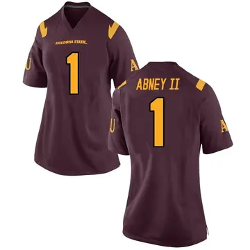 Women's Keith Abney II Arizona State Sun Devils Nike Game Maroon Football College Jersey