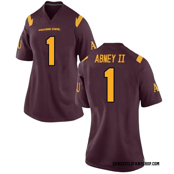 Women's Keith Abney II Arizona State Sun Devils Nike Game Maroon Football College Jersey