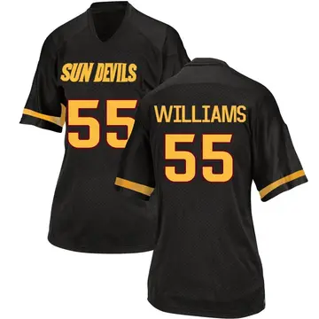 Women's Ramar Williams Arizona State Sun Devils Adidas Game Black Football College Jersey