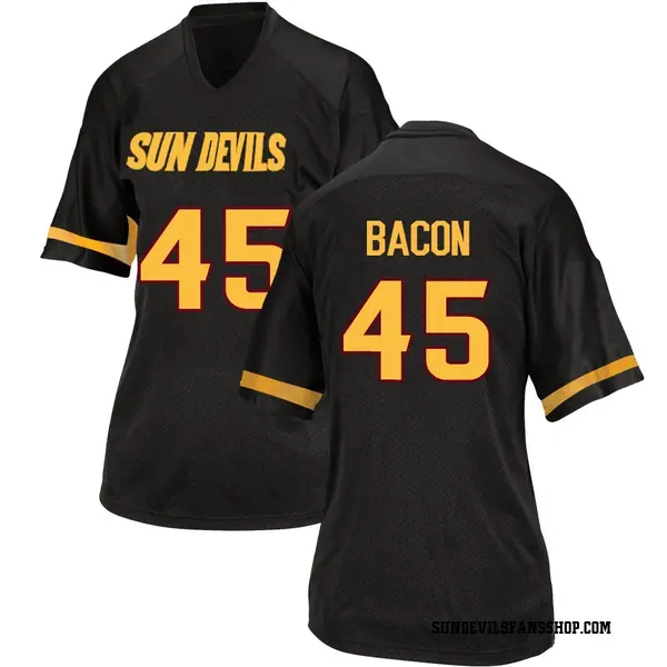 Women's Tristan Bacon Arizona State Sun Devils Adidas Replica Black Football College Jersey