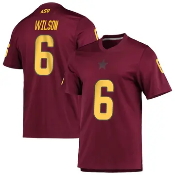 Youth Adrian Wilson Arizona State Sun Devils Adidas Replica Maroon AEROREADY Football Jersey