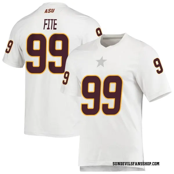 Youth C.J. Fite Arizona State Sun Devils Adidas Replica White AEROREADY Football Jersey
