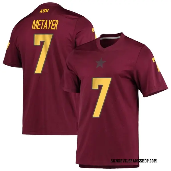 Youth Chamon Metayer Arizona State Sun Devils Adidas Replica Maroon AEROREADY Football Jersey