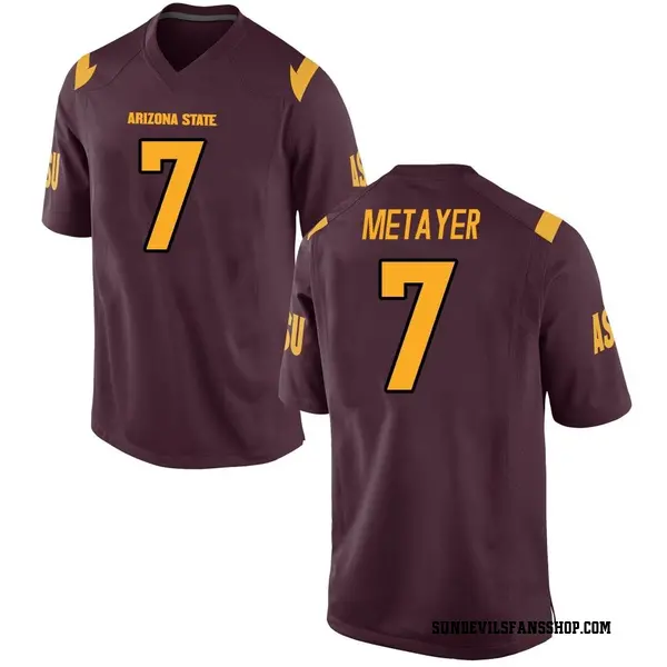 Youth Chamon Metayer Arizona State Sun Devils Nike Replica Maroon Football College Jersey