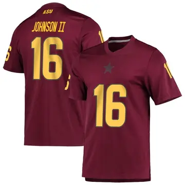 Youth Chris Johnson II Arizona State Sun Devils Adidas Replica Maroon AEROREADY Football Jersey
