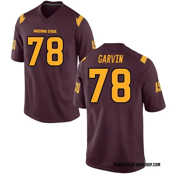Youth Colby Garvin Arizona State Sun Devils Nike Game Maroon Football College Jersey