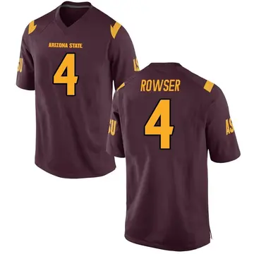 Youth Myles Rowser Arizona State Sun Devils Game Maroon Football College Jersey