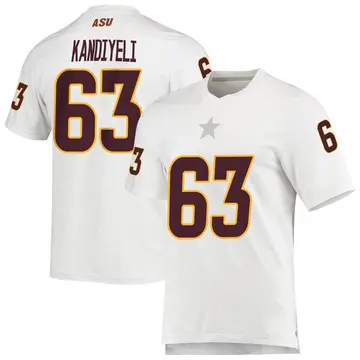 Youth Sirri Kandiyeli Arizona State Sun Devils Adidas Replica White AEROREADY Football Jersey