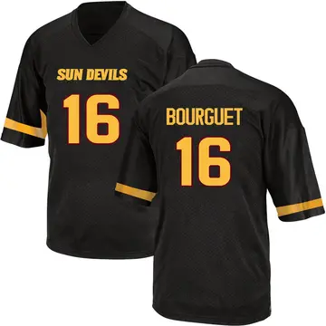 Youth Trenton Bourguet Arizona State Sun Devils Game Black Football College Jersey