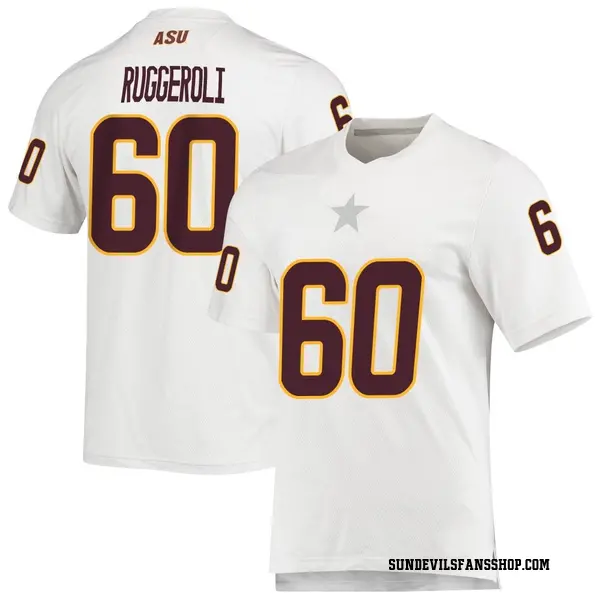 Youth Xander Ruggeroli Arizona State Sun Devils Adidas Replica White AEROREADY Football Jersey