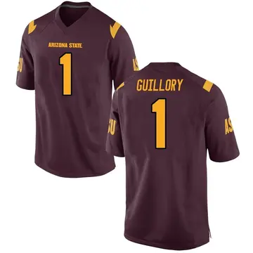 Youth Xavier Guillory Arizona State Sun Devils Game Maroon Football College Jersey